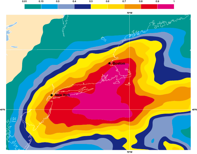 USA East Coast Snow Storm Fig 1