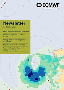 ECMWF Newsletter 175 cover