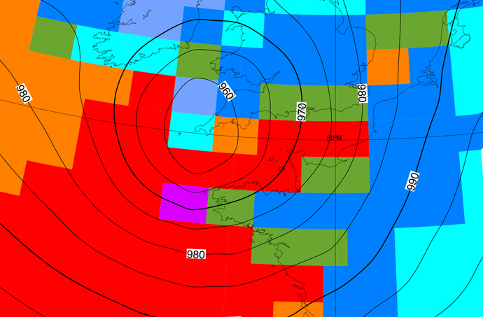 Extract from forecast from ECMWF's experimental AIFS machine learning model