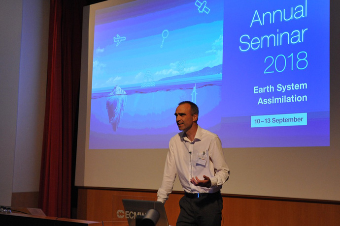 Andy Brown at the ECMWF Annual Seminar 2018