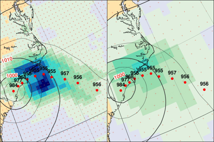 2018 Hurricane Florence in ERA5 and ERA-Interim