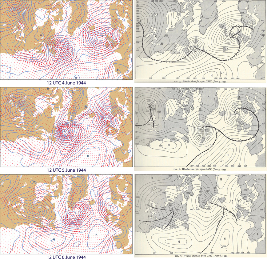 D-Day Weather Chart ECMWF