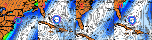 Ensemble postage stamps of Hurricane Joaquin