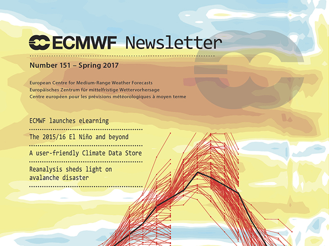 Cover of ECMWF Newsletter No. 151