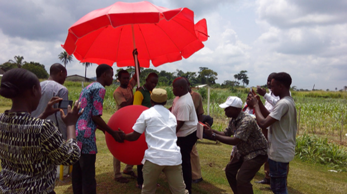 DACCIWA field campaign radiosonde launch