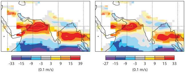 Wind forecast bias charts IFS Cycle 43r3 vs 43r1