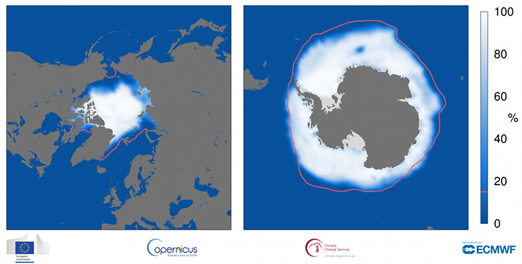 C3S sea-ice cover chart for October 2017 