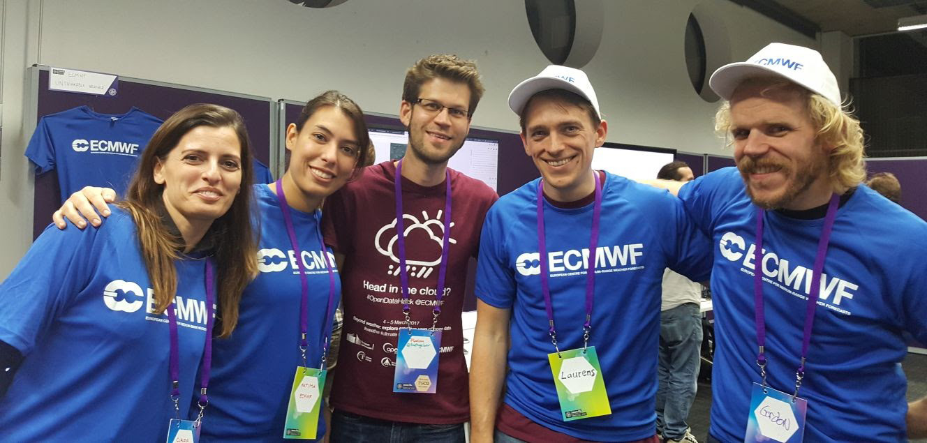 The ECMWF contingent at MozFest 2017.