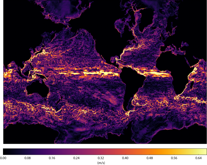 Ocean surface currents