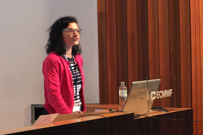 Saroja Polavarapu at the ECMWF Annual Seminar 2018