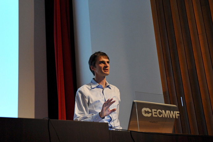 Sergey Frolov at the ECMWF Annual Seminar 2018