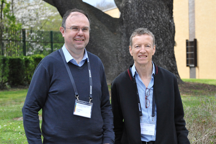 Frédéric Vitart and Andy Robertson