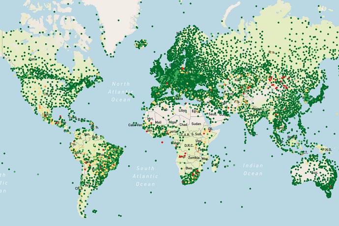 WDQMS surface quality map example