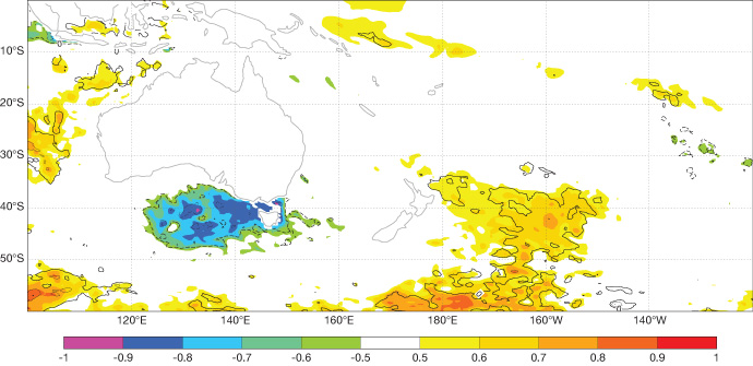 Extreme Forecast Index (EFI) for SST