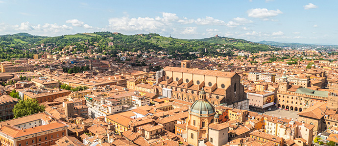 Bologna aeriel view