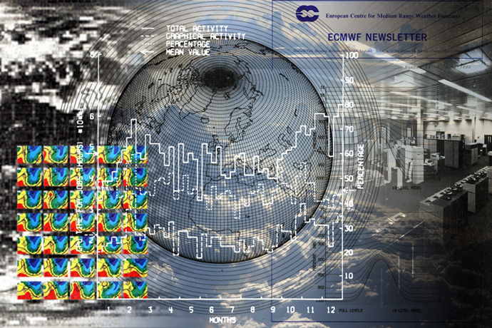 ECMWF Newsletter cover image montage