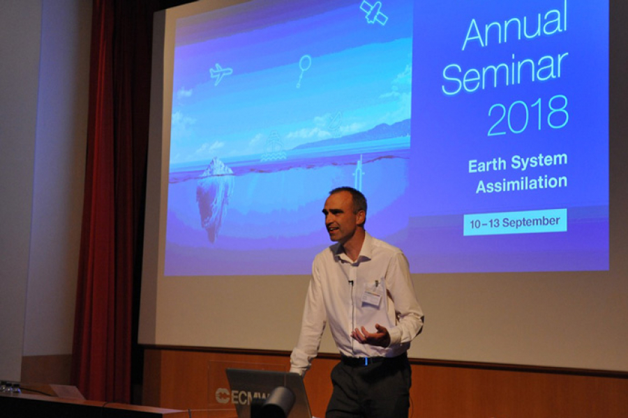 Andy Brown at the ECMWF Annual Seminar 2018