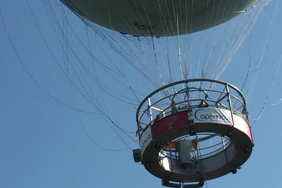 Copernicus balloon over Paris