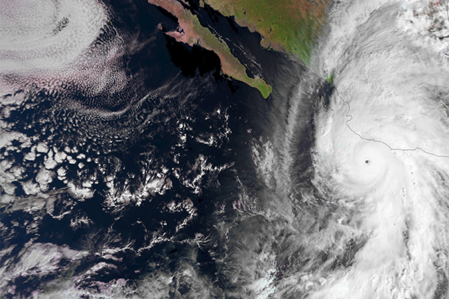 Hurricane Patricia, 23 October 2015