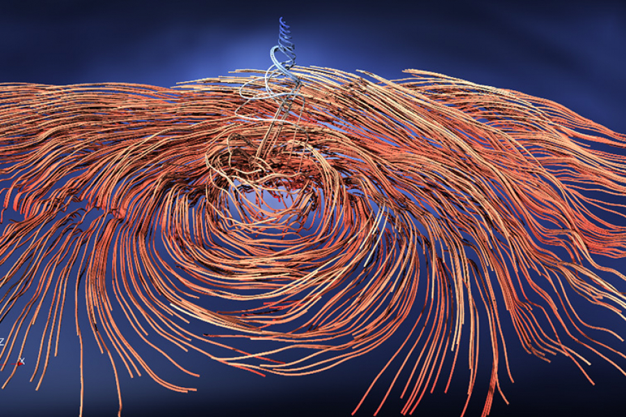 Visualisation of Hurricane Irma