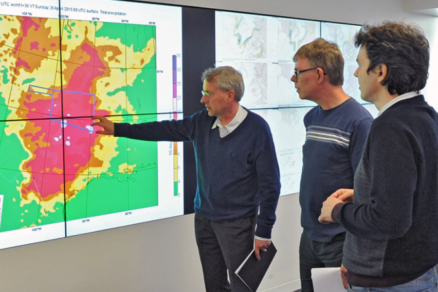 ECMWF Weather Wall