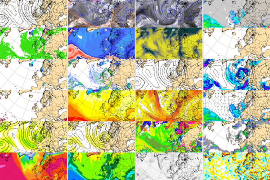 ECMWF OpenCharts montage