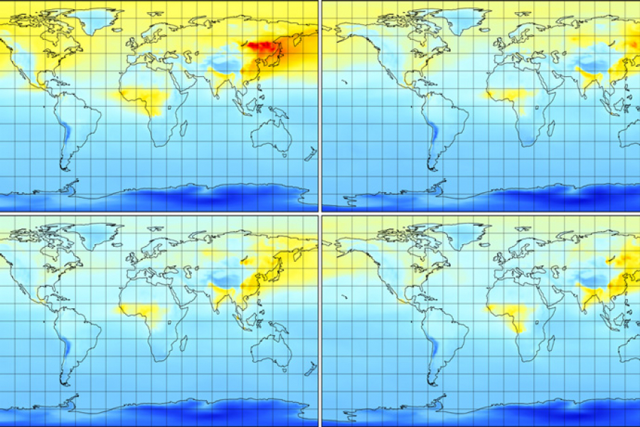 Charts based on CAMS reanalysis 2003 to 2016