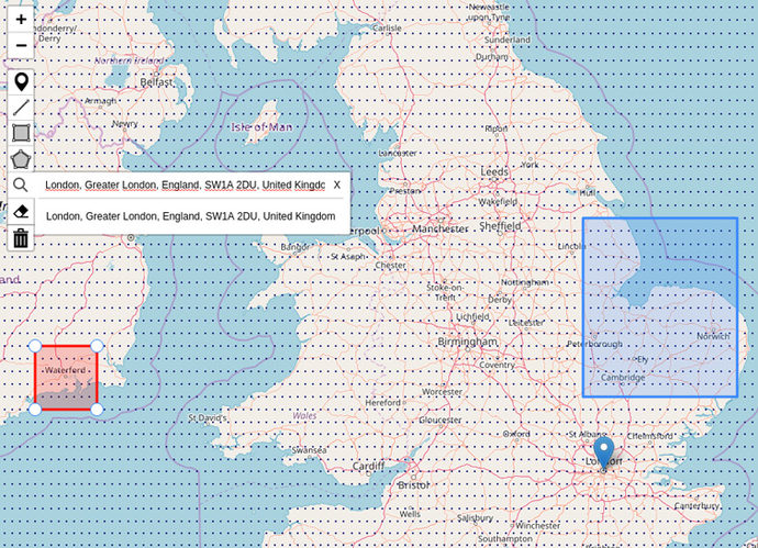 Enhanced GIS widget