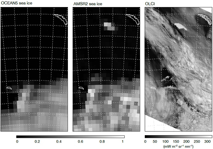 The A-68A iceberg in the new analysis for Cycle 49r1