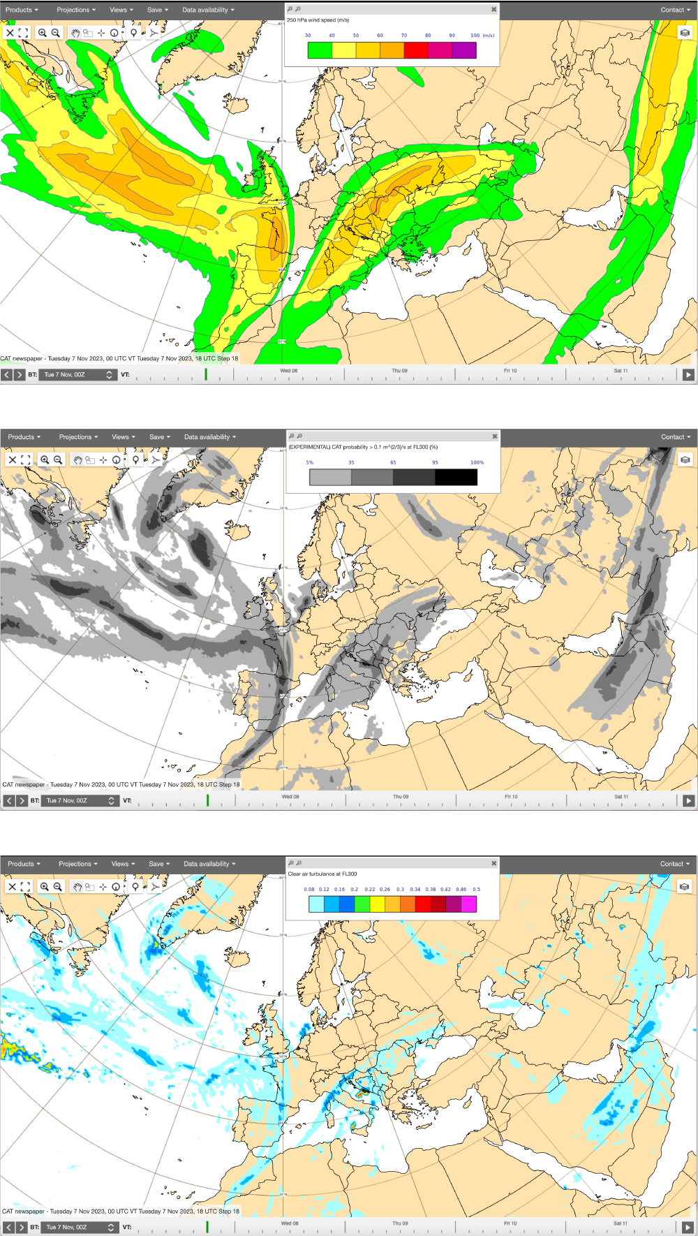 CAT in ecCharts.