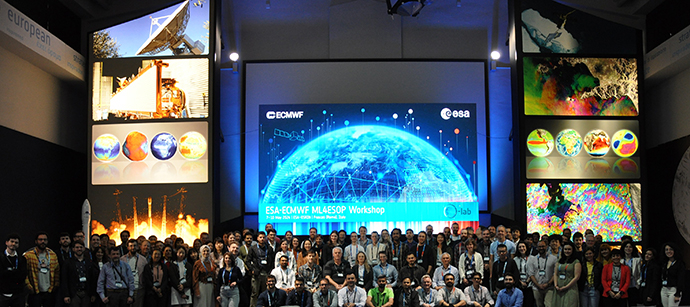 ESA-ECMWF machine learning workshop 2024, group photo